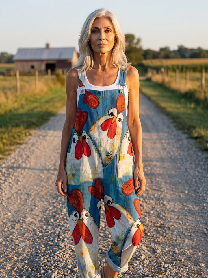Ilaria | Playful Motif Jumpsuit