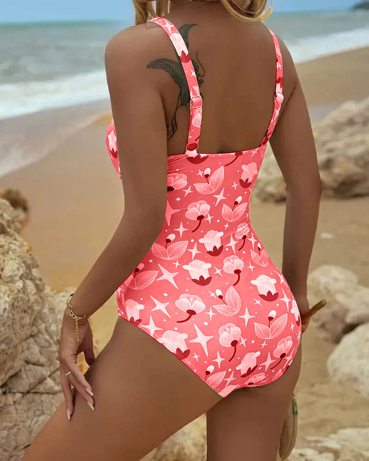 Clara | One Piece Printed Tankini