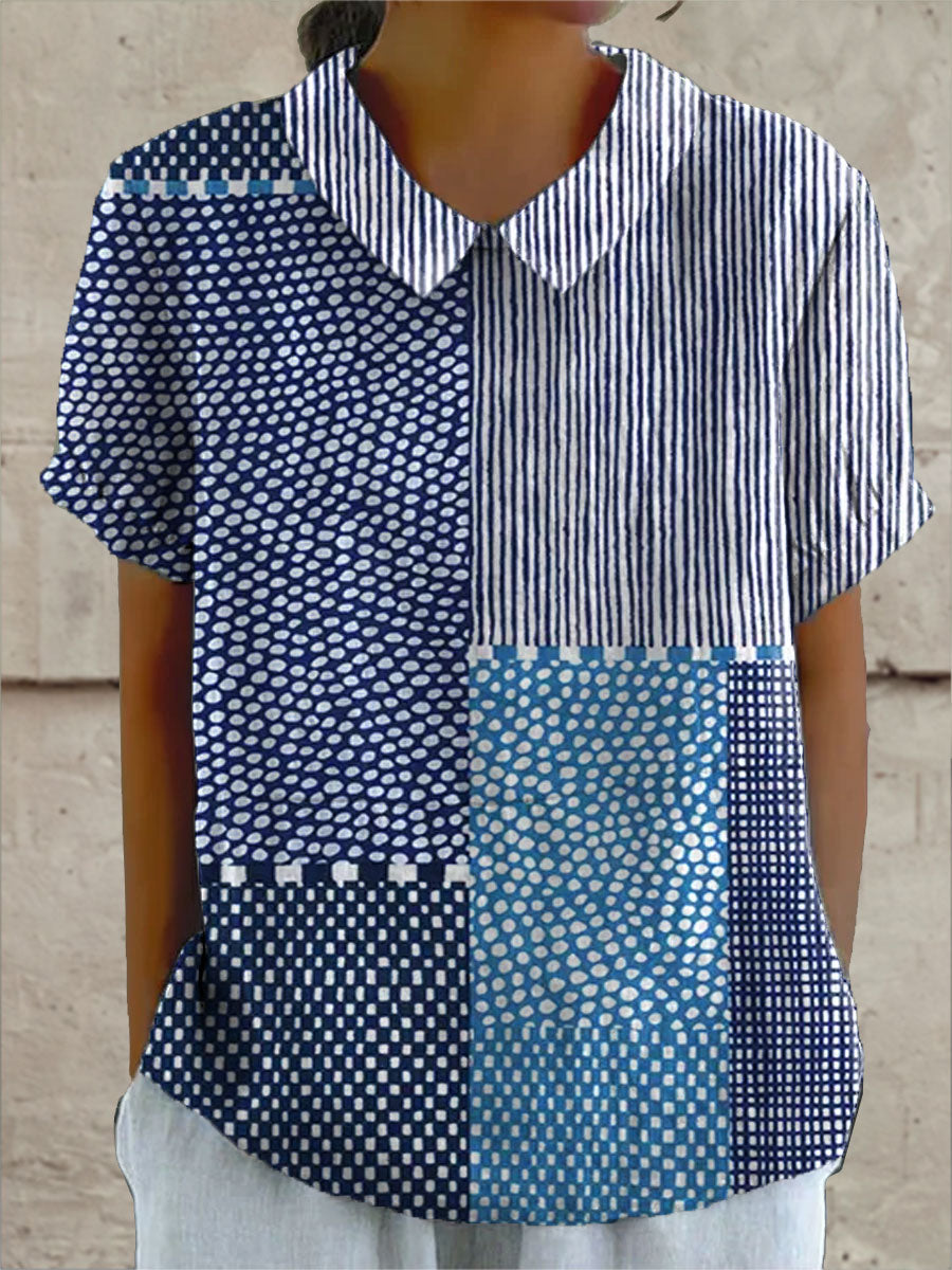 Tilly | Patchwork Print Shirt