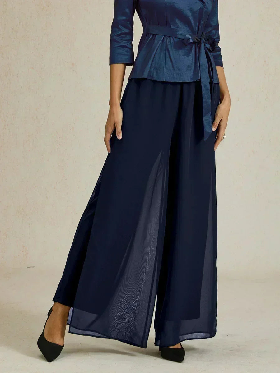 Fluressa | Split Hem Flow Trousers