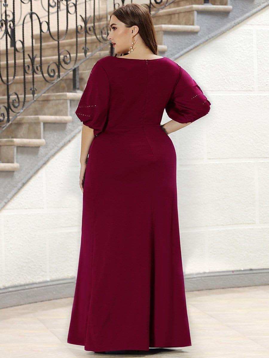 pretty VICOTIRE|Simple Maxi Plus Size Mermaid Party Dresses for Women