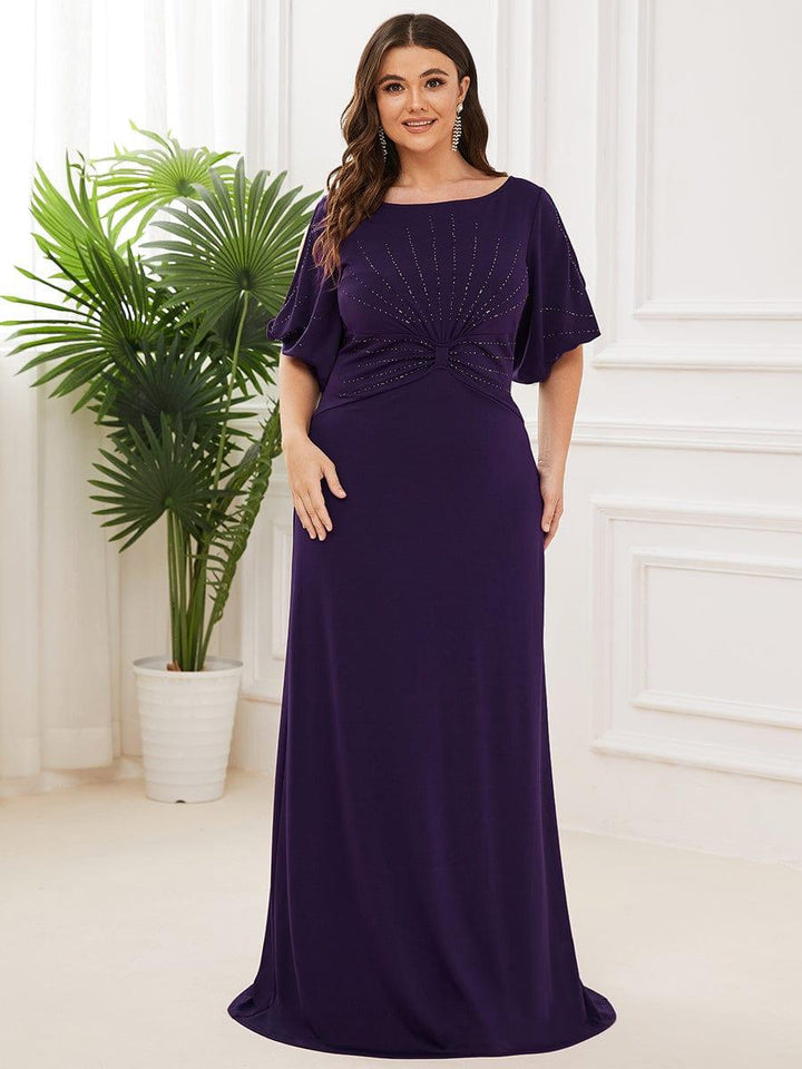 pretty VICOTIRE|Simple Maxi Plus Size Mermaid Party Dresses for Women