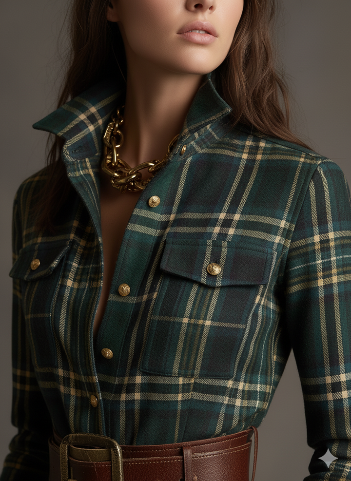 Scarlett | Belted Shirt Dress