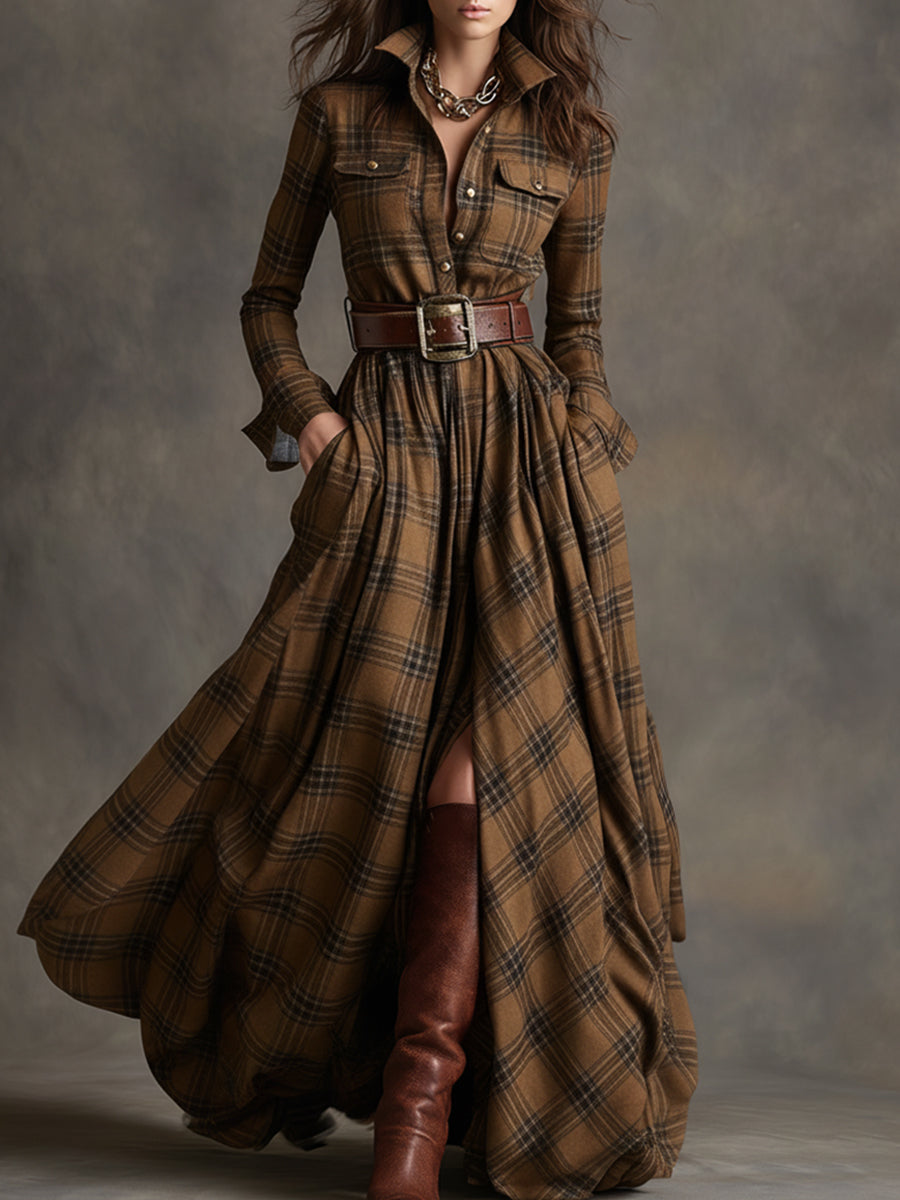 Scarlett | Belted Shirt Dress