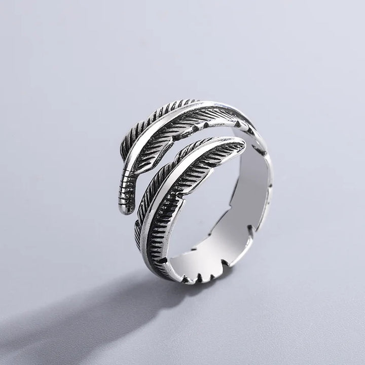 Feather From An Angel - Adjustable Memorial Ring