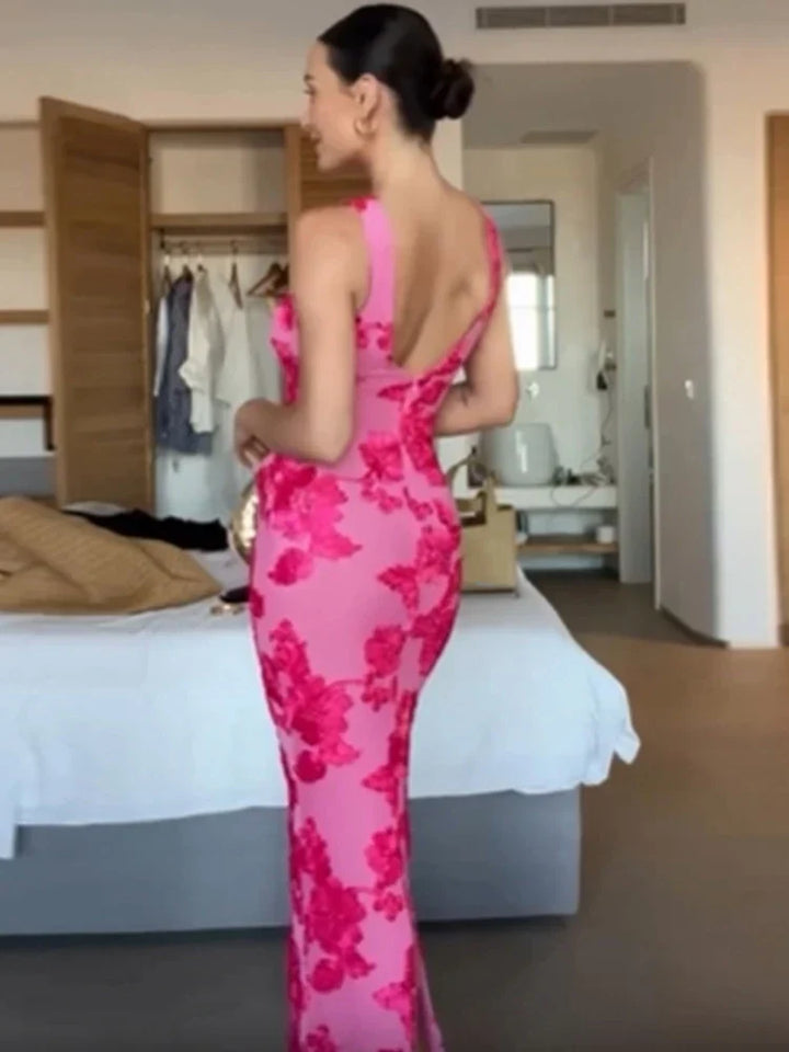 Amira | Elegant Floral Gown