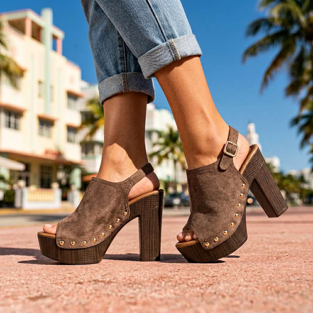 Vanessa Evening Open-Toe Heels
