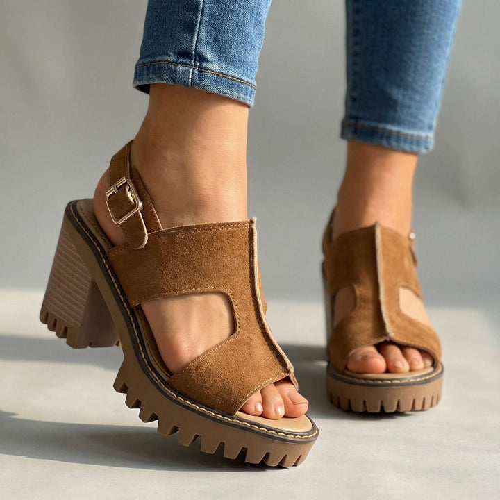 Karen Signature Strap Heels