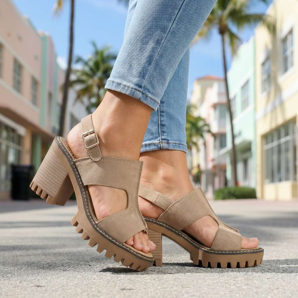 Karen Signature Strap Heels