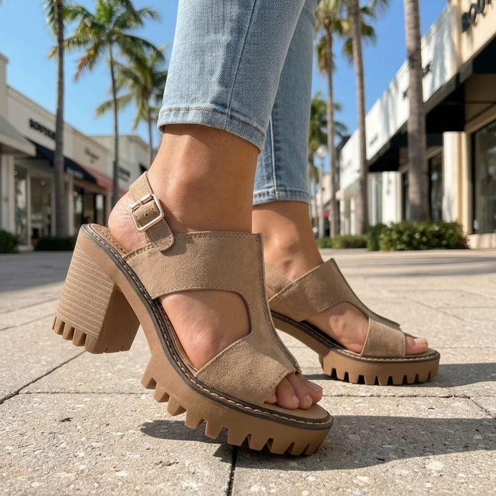Karen Signature Strap Heels